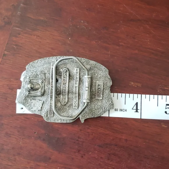 Vintage 1997 Dale Earnhardt Pewter Belt Buckle - Picture 12 of 13